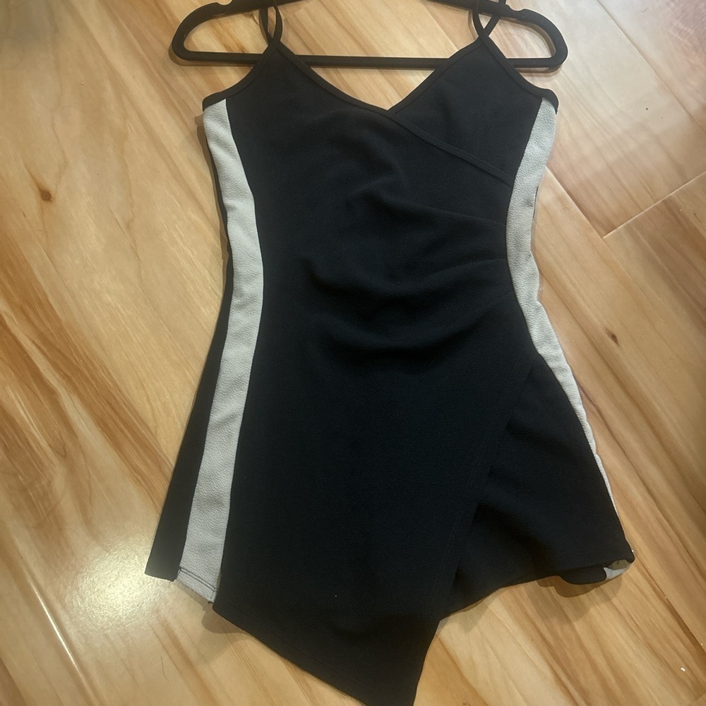 Almost Famous Black and Tan Jumpsuit